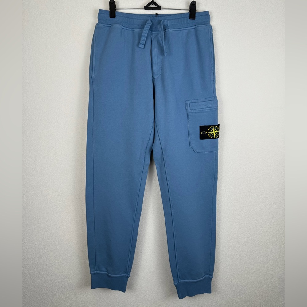 Stone Island Patch Logo Cargo Cotton Sweatpants Joggers